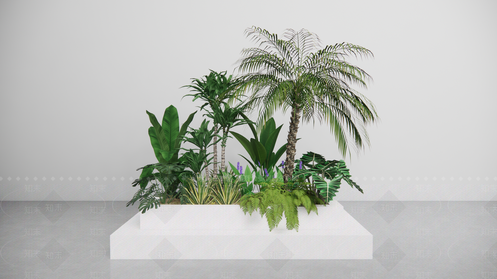 热带植物组合SU模型下载【ID:1161721756】