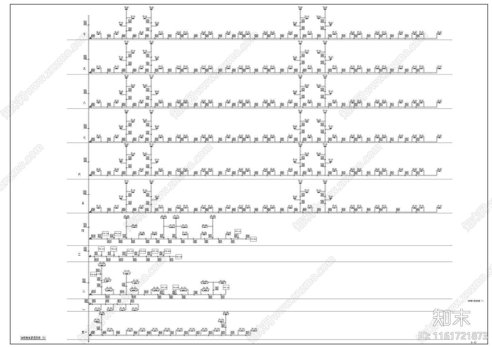 酒店综合楼暖通图施工图下载【ID:1161721873】