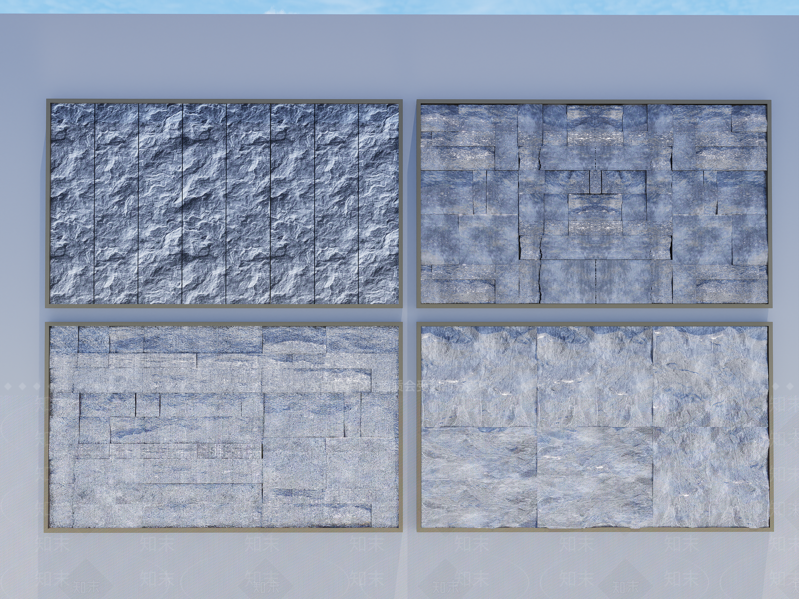 现代景观石材SU模型下载【ID:1161722931】