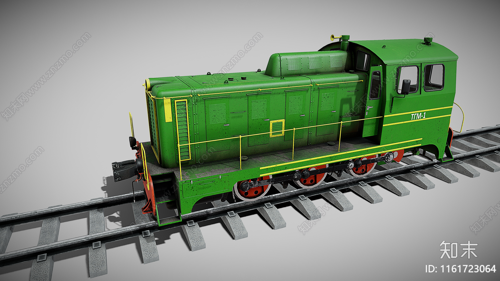 现代火车3D模型下载【ID:1161723064】