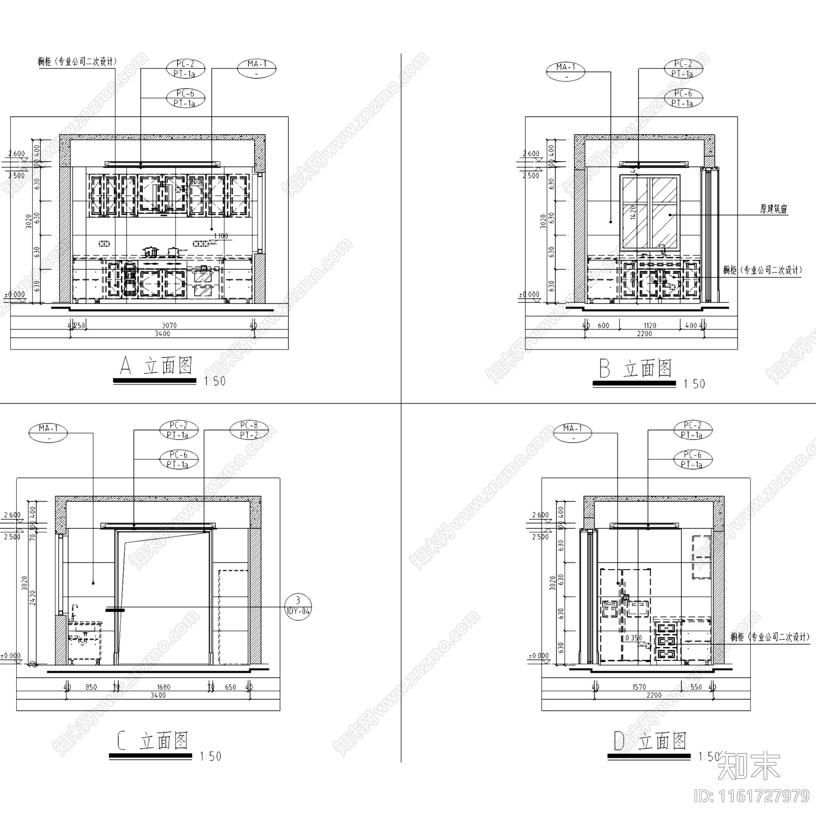 简欧北欧保利成都联排端头三层别墅室内家装cad施工图下载【ID:1161727979】