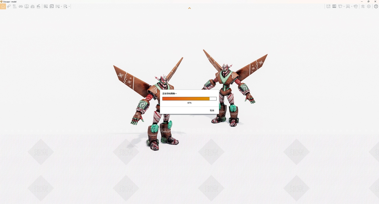 现代老旧玩具机器人SU模型下载【ID:1161728020】