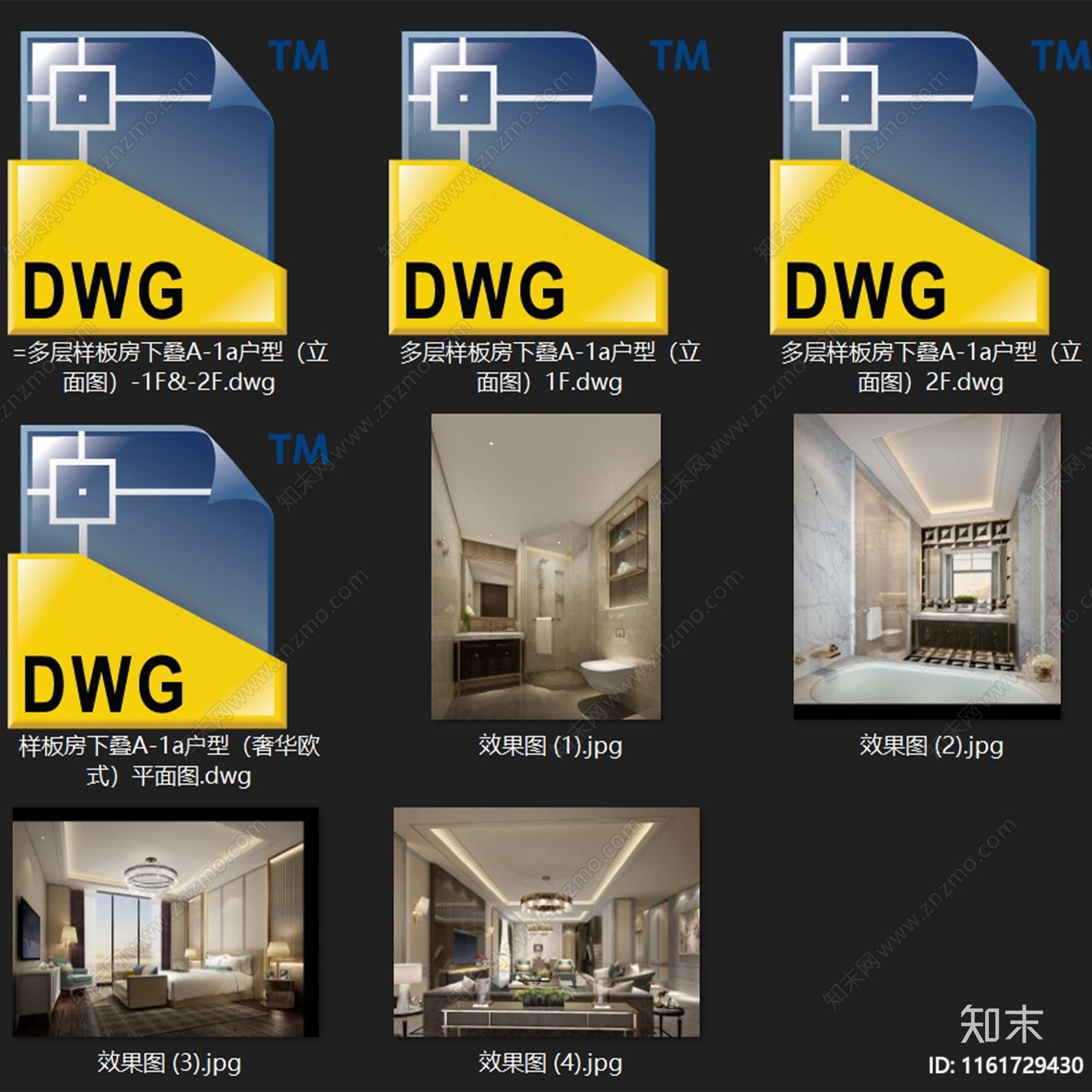 现代简约方兴上海大宁东区下叠二层别墅室内家装cad施工图下载【ID:1161729430】