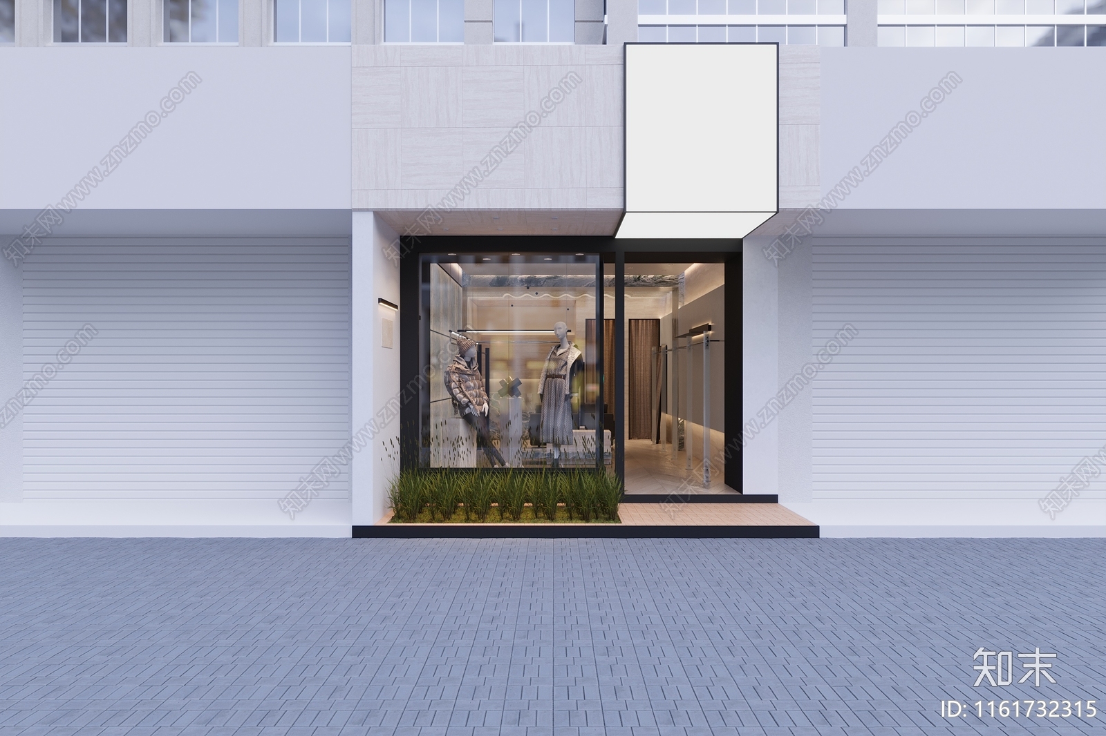 现代女装店3D模型下载【ID:1161732315】