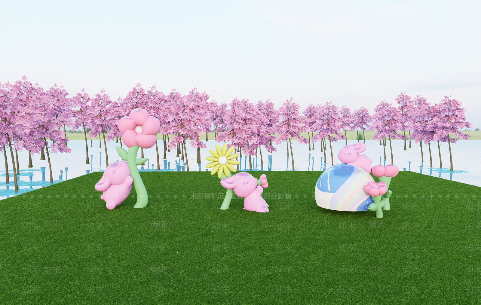 现代花兔子SU模型下载【ID:1161735327】