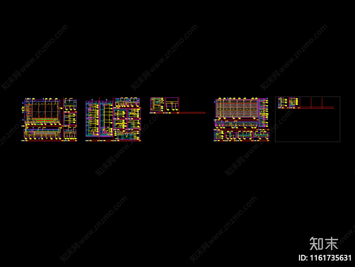 现代会所私宴火炉酒柜节点cad施工图下载【ID:1161735631】