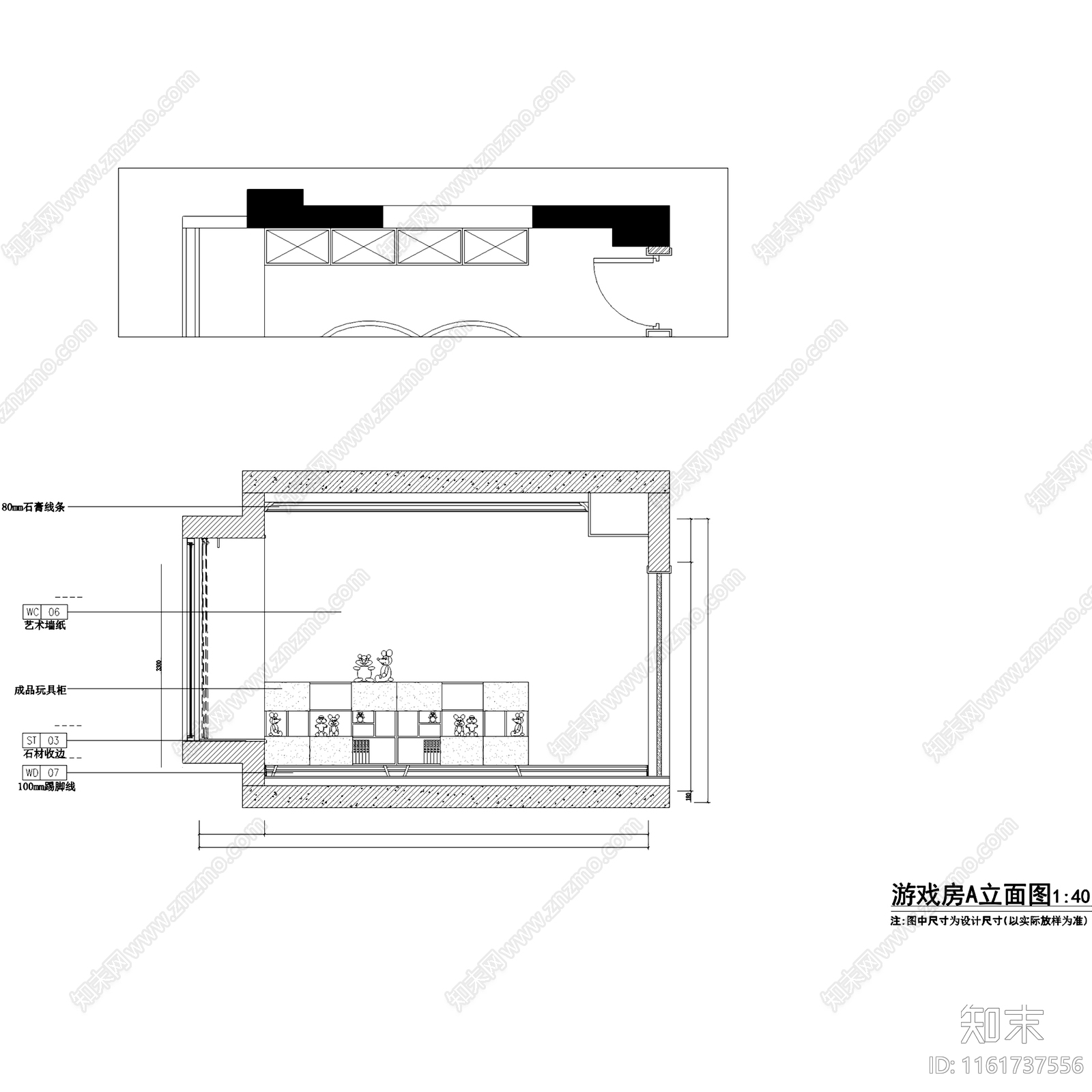 简欧成都仁和春天国际花园大平层室内家装cad施工图下载【ID:1161737556】