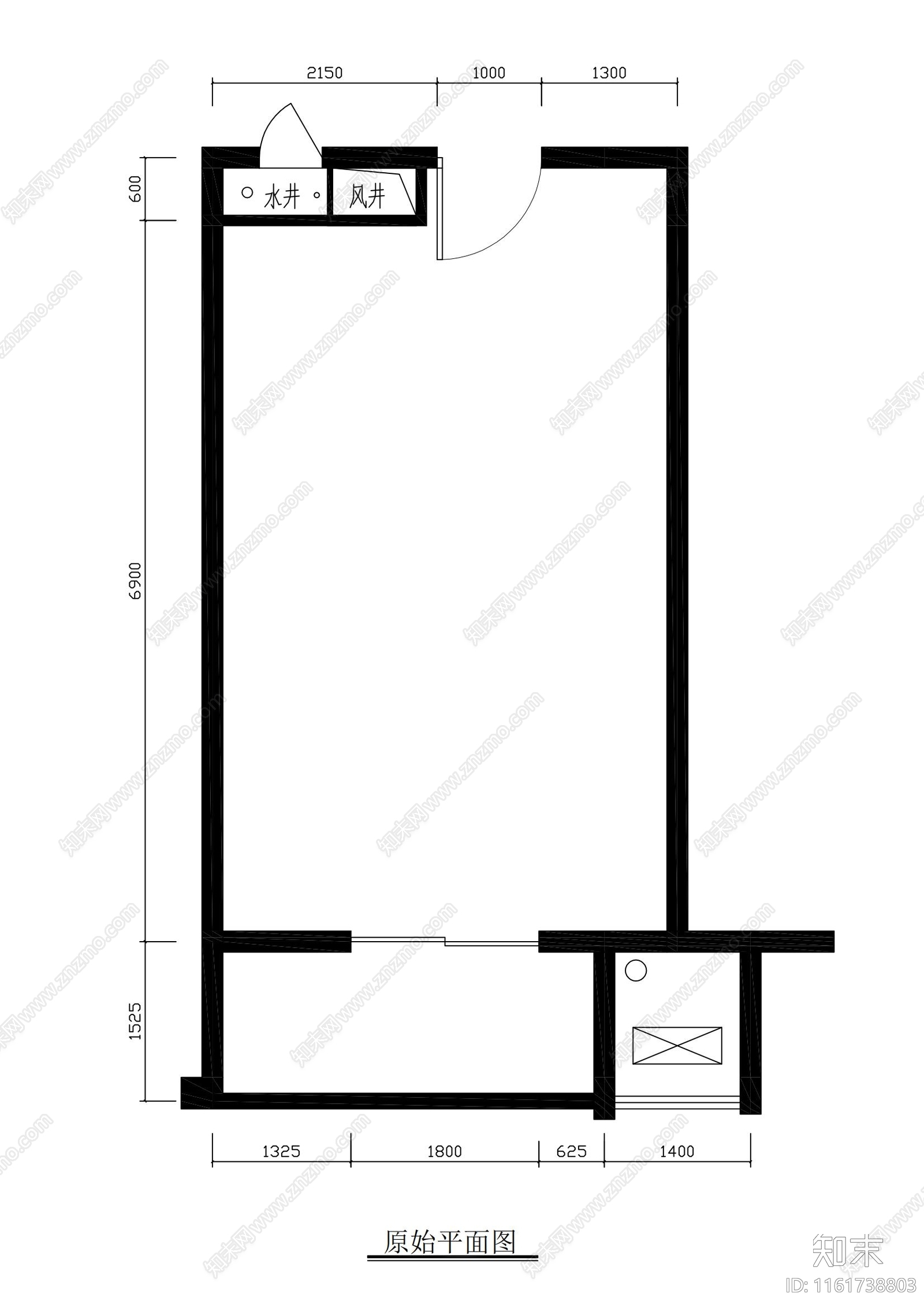 宿舍平立面图施工图下载【ID:1161738803】