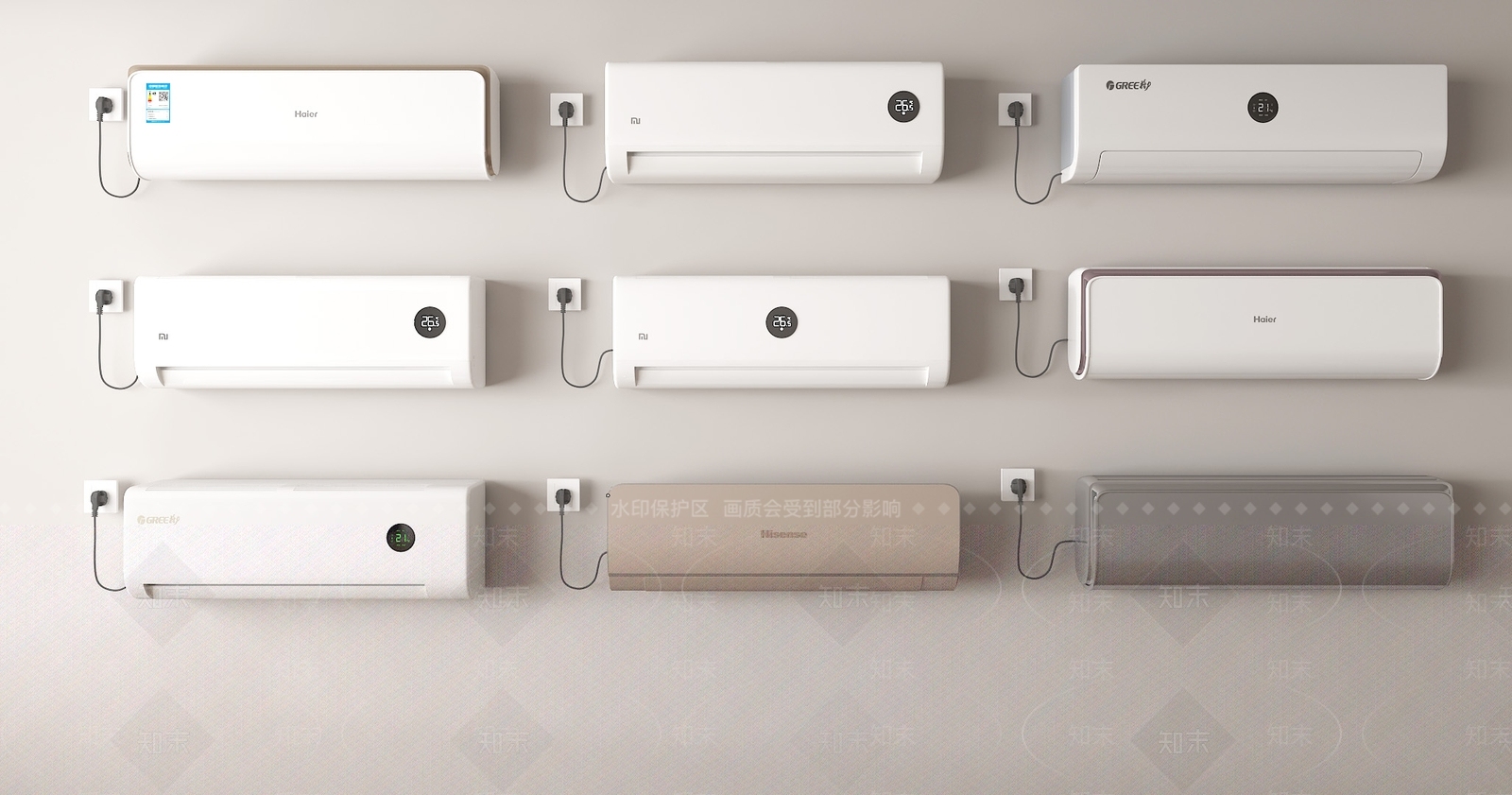 空调主机组合3D模型下载【ID:1161742557】