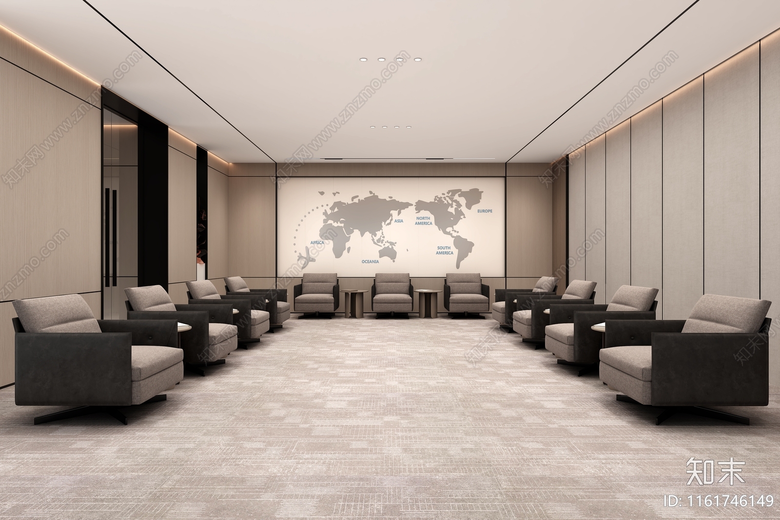 现代接待室会客厅3D模型下载【ID:1161746149】