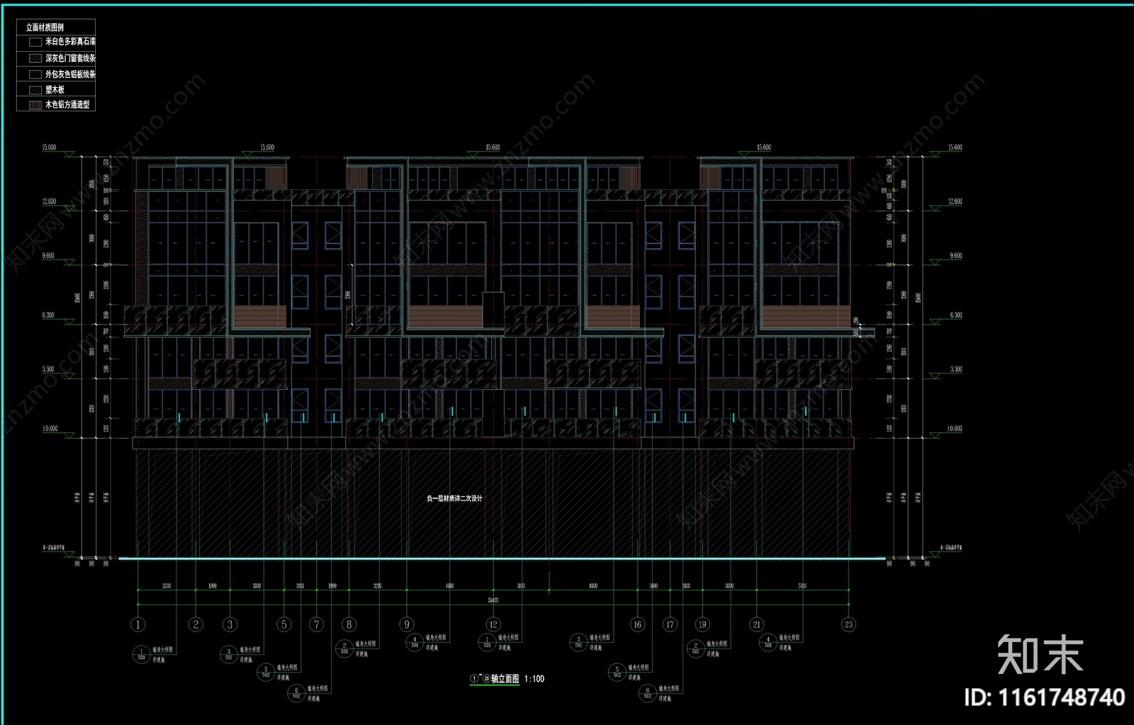 某115㎡330㎡叠拼别墅建筑设计全套图纸合集施工图下载【ID:1161748740】