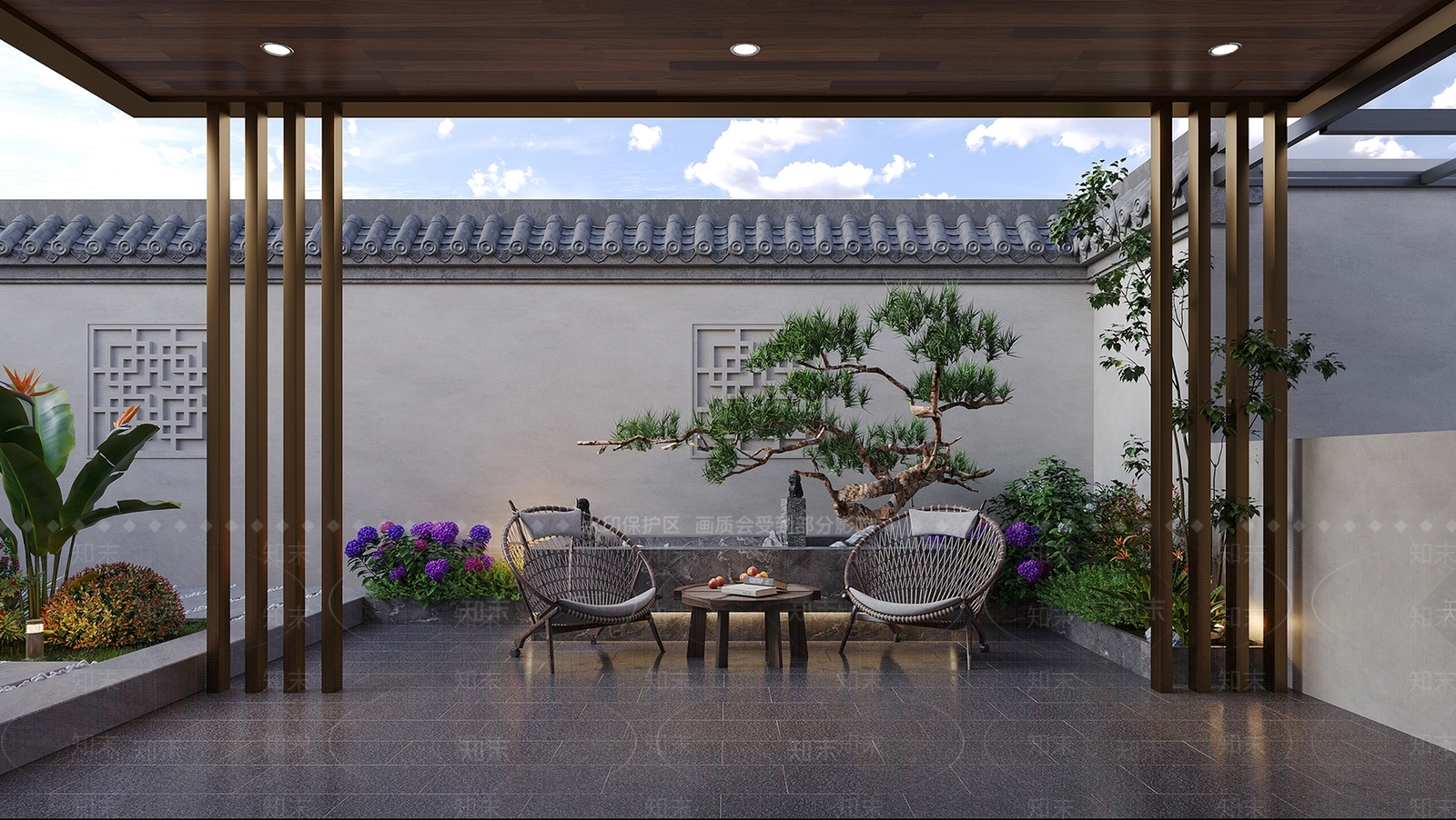 阳台3D模型下载【ID:1163008693】