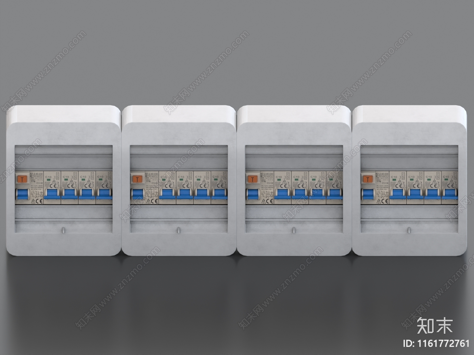 现代电闸3D模型下载【ID:1161772761】