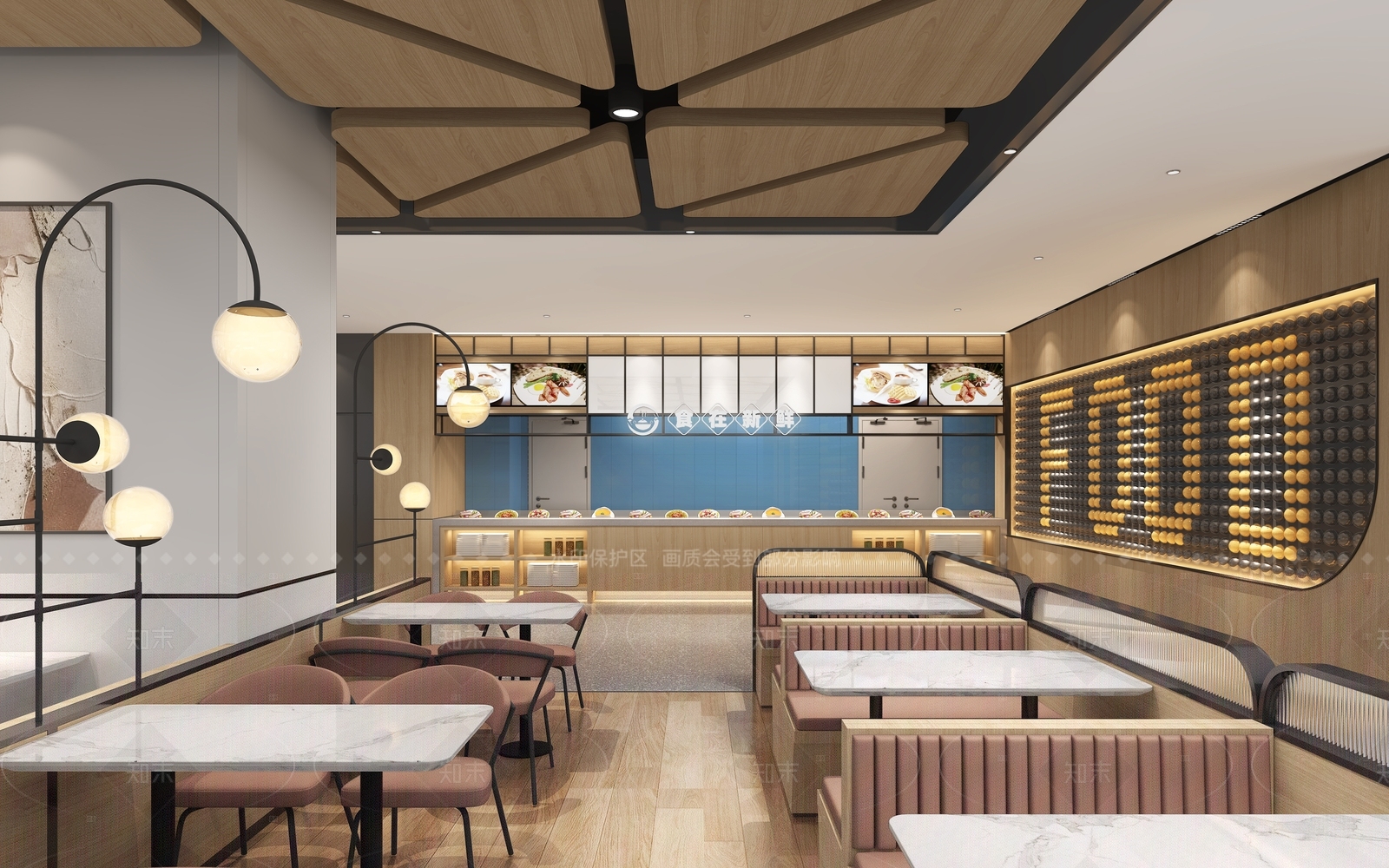 现代快餐店3D模型下载【ID:1214604433】