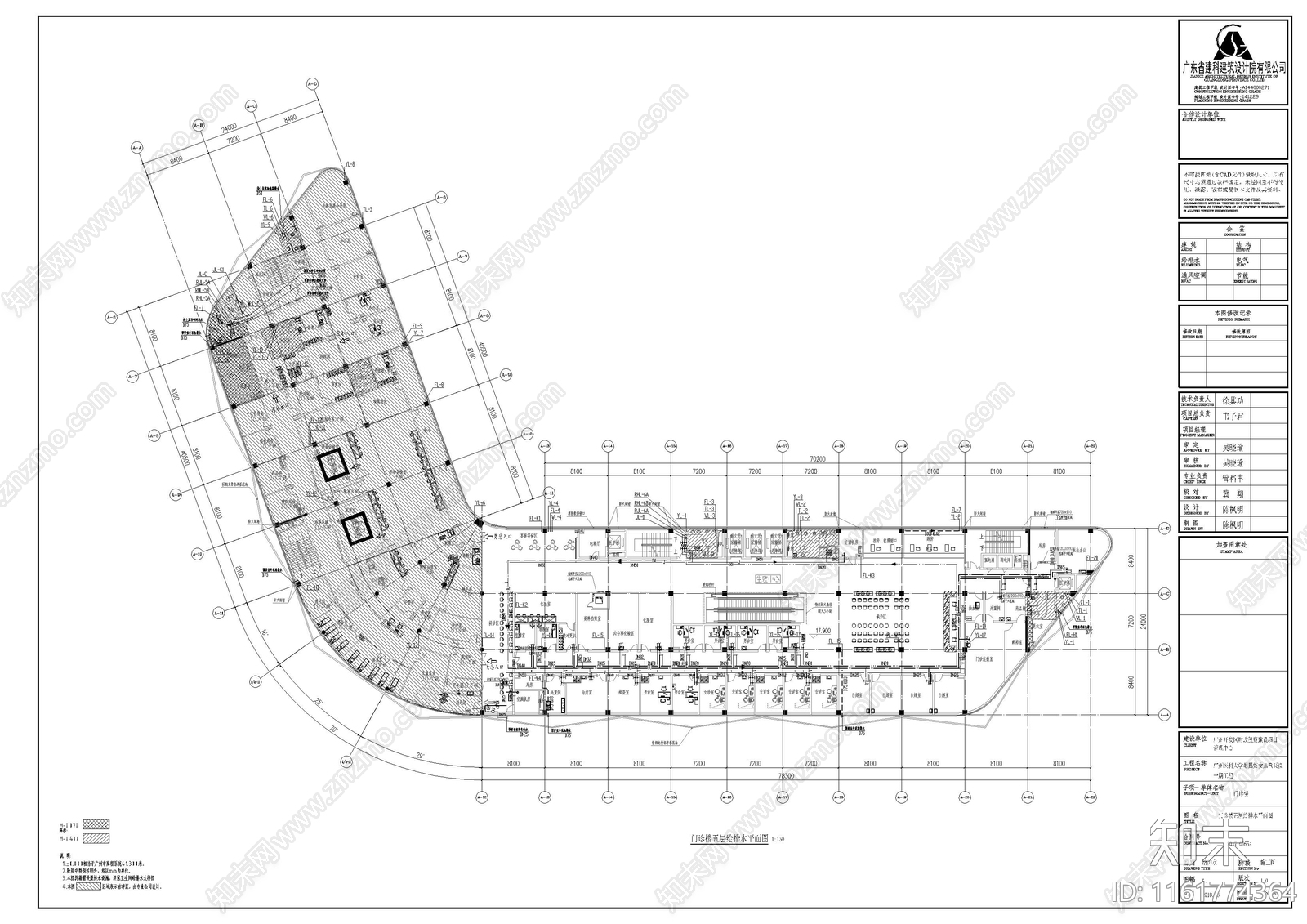 医院门诊楼给排水图cad施工图下载【ID:1161774364】