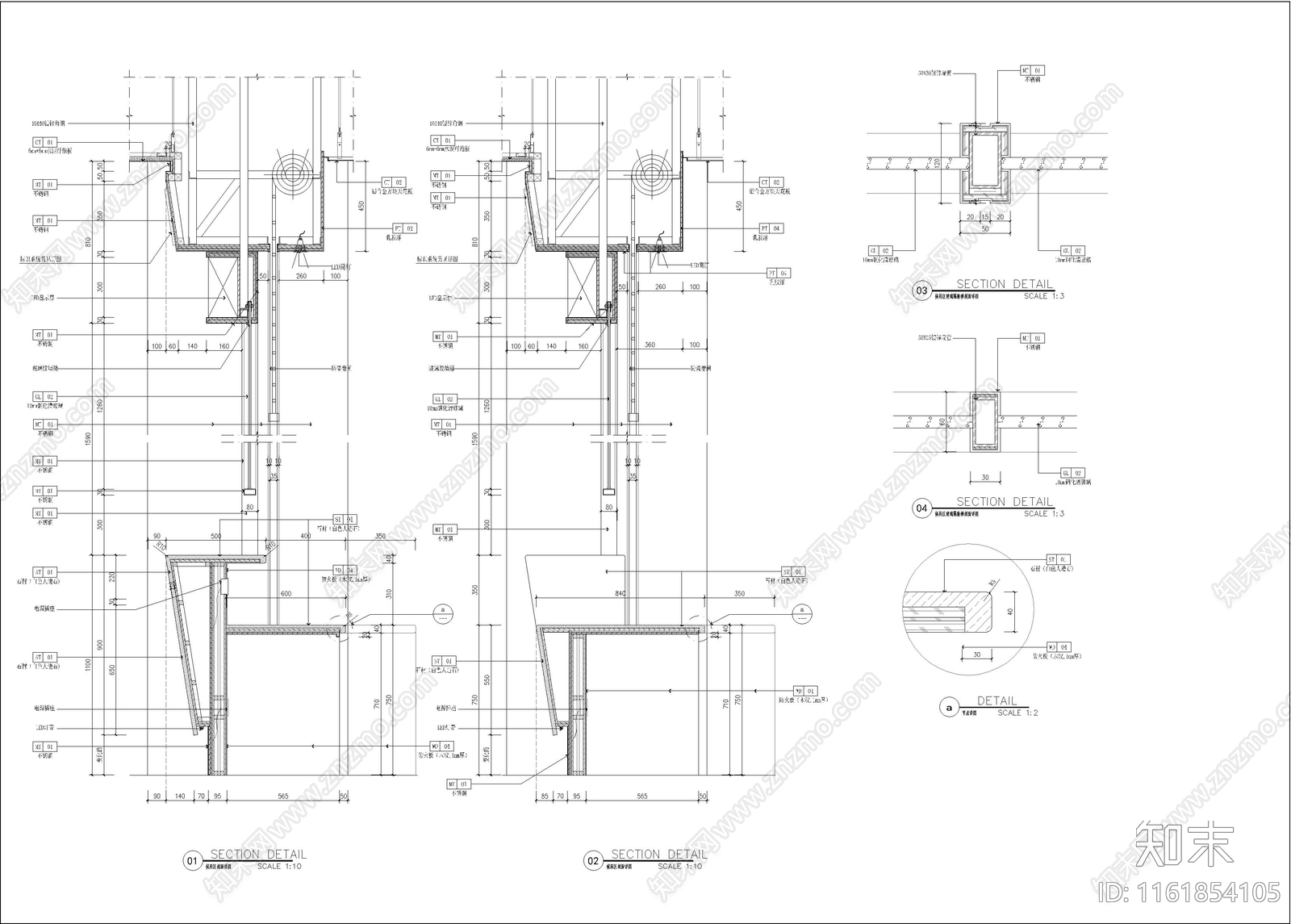 医院门诊楼室内装修图cad施工图下载【ID:1161854105】