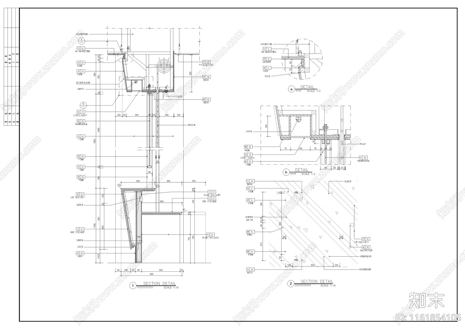 医院门诊楼室内装修图cad施工图下载【ID:1161854105】