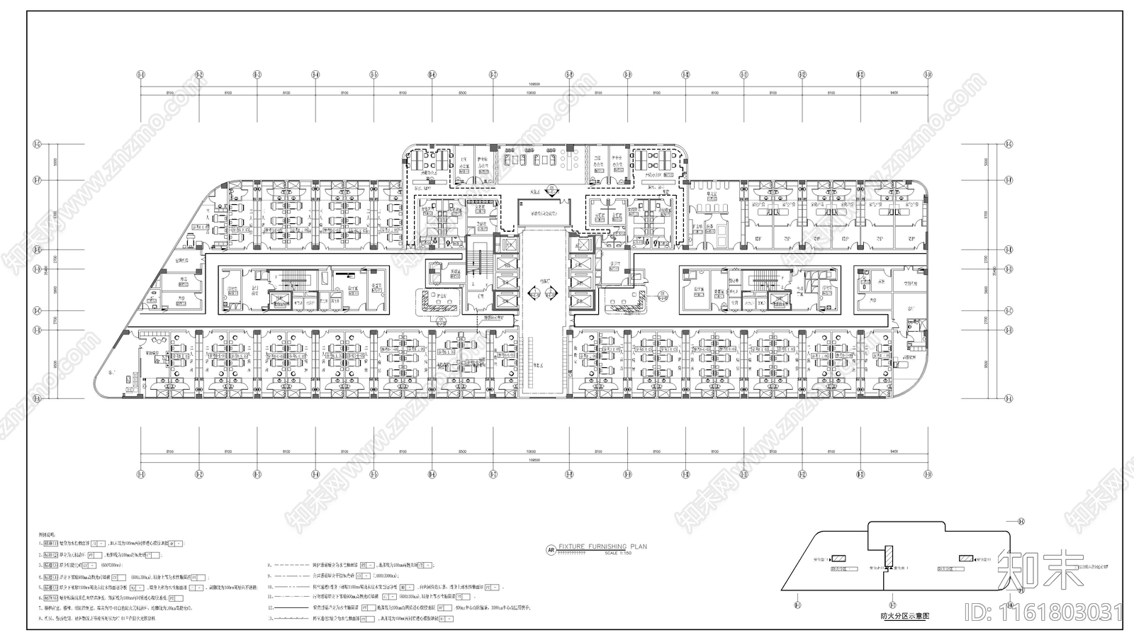 住院综合楼室内装修cad施工图下载【ID:1161803031】