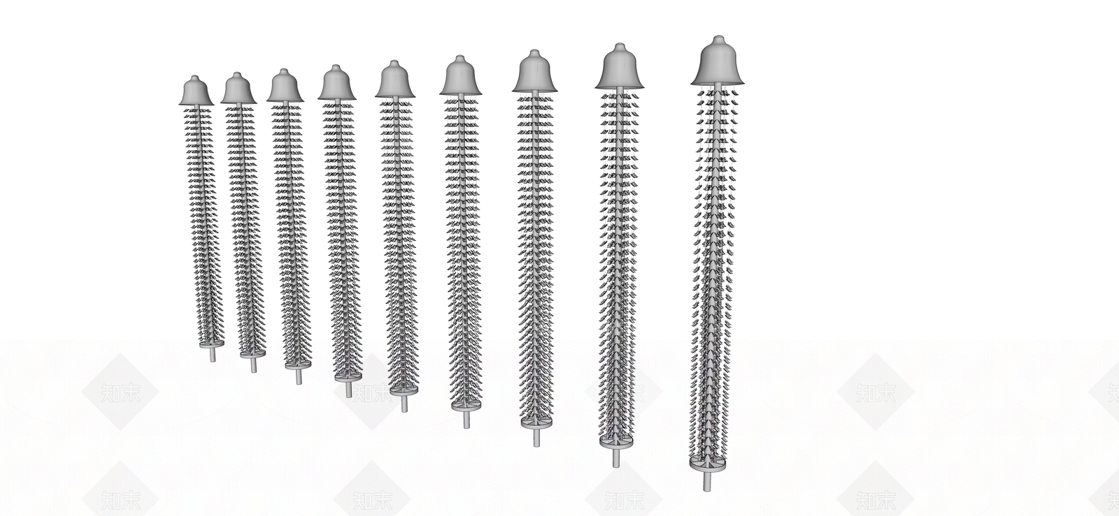 日式蝴蝶风铃SU模型下载【ID:1161803587】