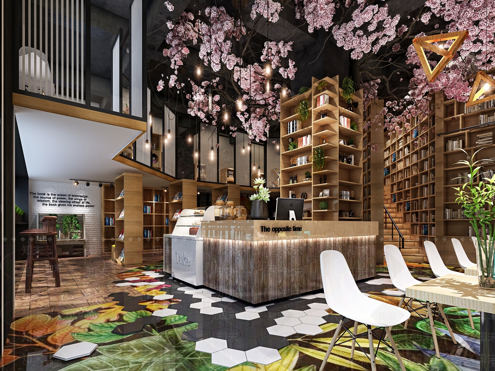 现代书店3D模型下载【ID:1161809458】