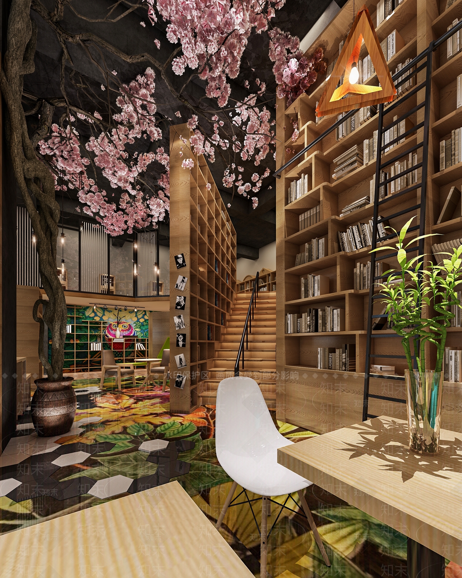 现代书店3D模型下载【ID:1161809458】