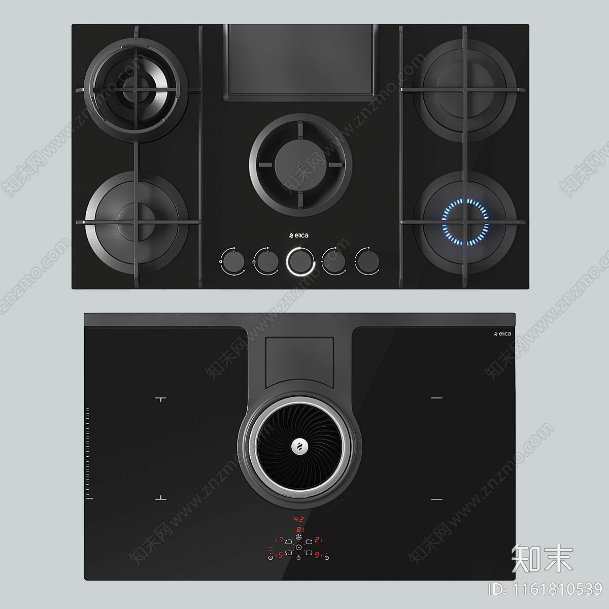 现代煤气灶3D模型下载【ID:1161810539】