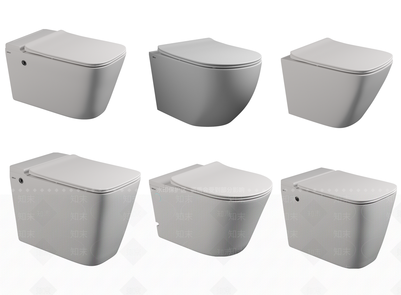 壁挂马桶SU模型下载【ID:1161820445】