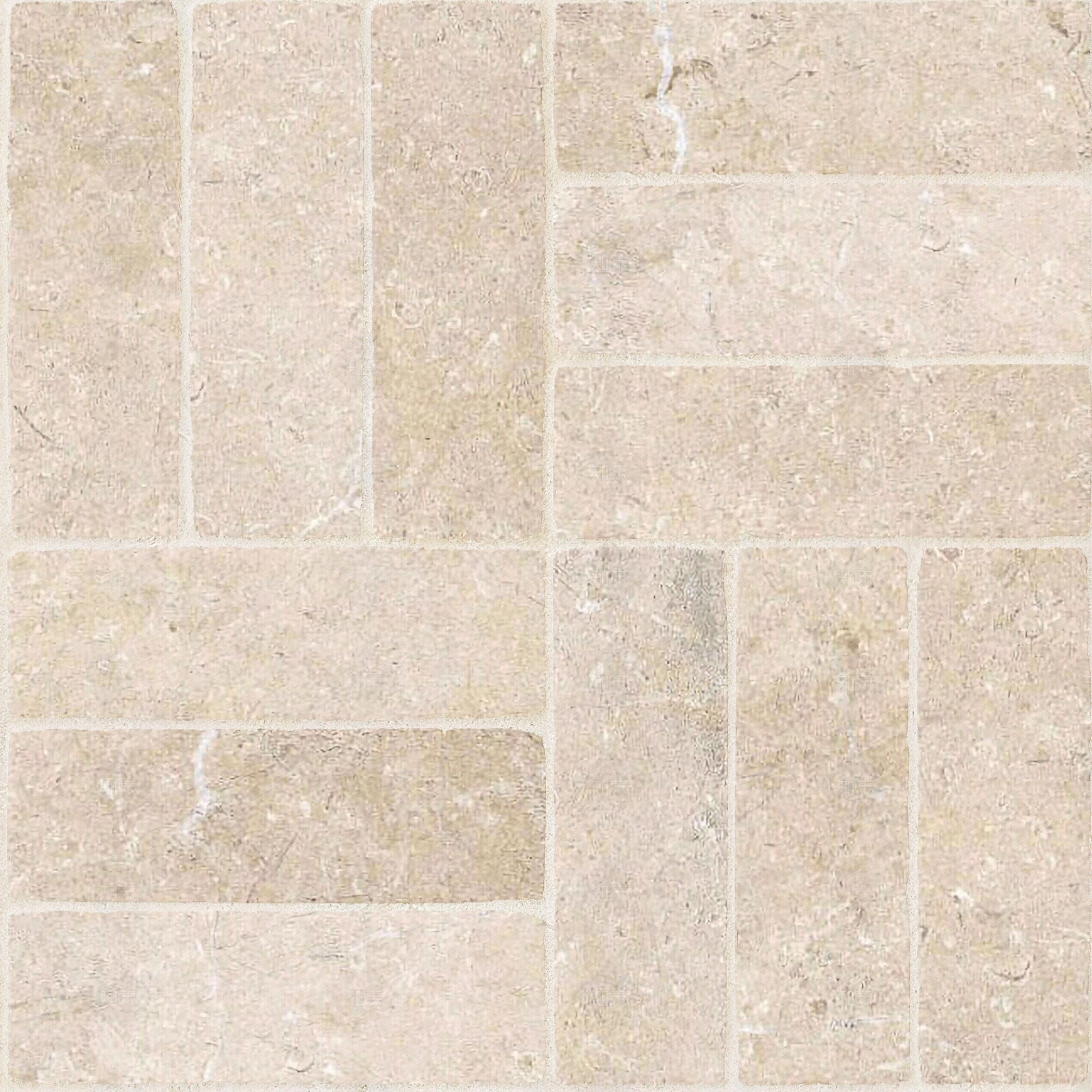 无缝米黄色回字拼莱姆石地砖仿古砖贴图下载【ID:1161822630】