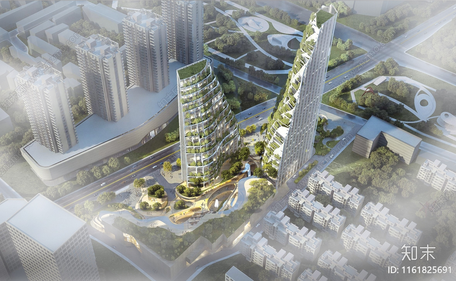 现代MAD成都超级城市综合体建筑设计方案文本下载【ID:1161825691】