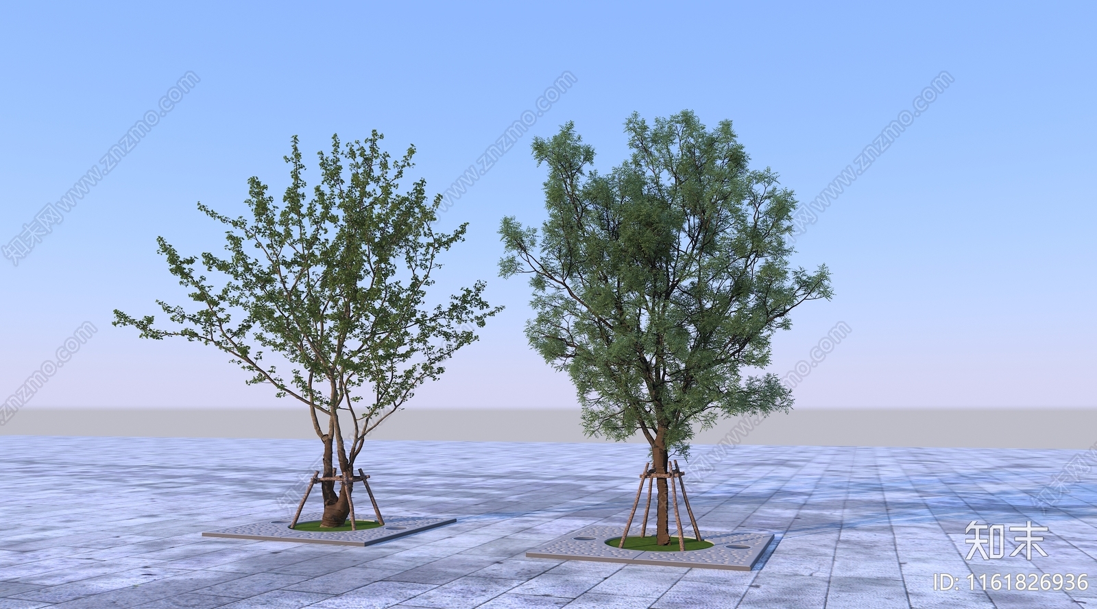 精细树池3D模型下载【ID:1161826936】