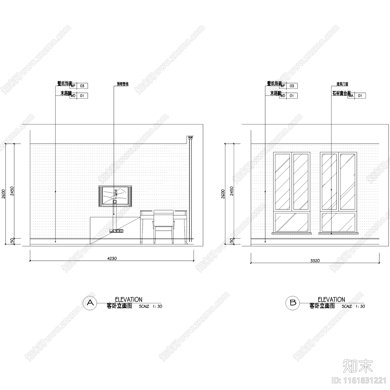 现代轻奢伟星城江景园大平层室内家装cad施工图下载【ID:1161831221】