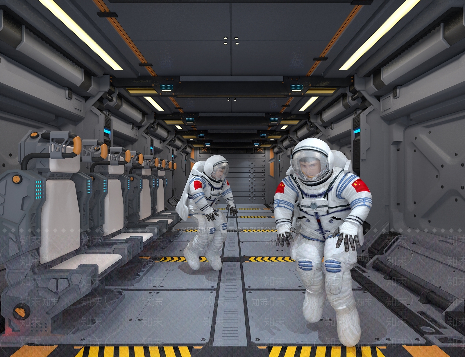 现代太空舱3D模型下载【ID:1161847797】