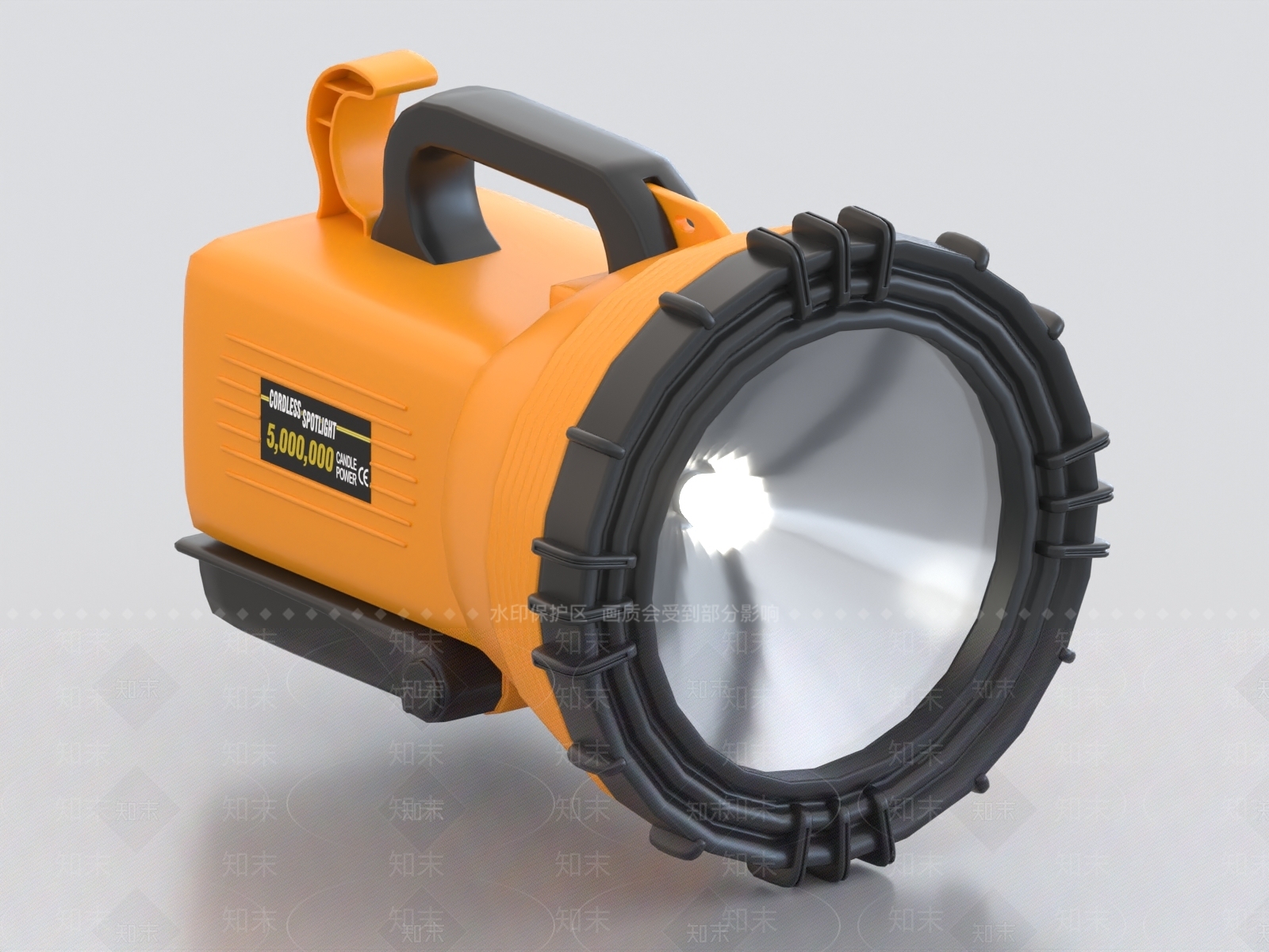 现代手电筒3D模型下载【ID:1161850474】