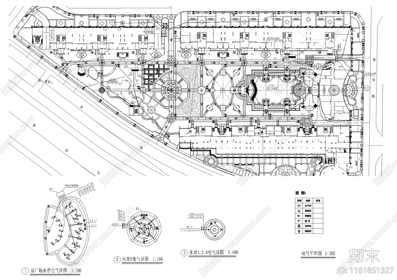 水景给排水电气详图cad施工图下载【ID:1161851327】