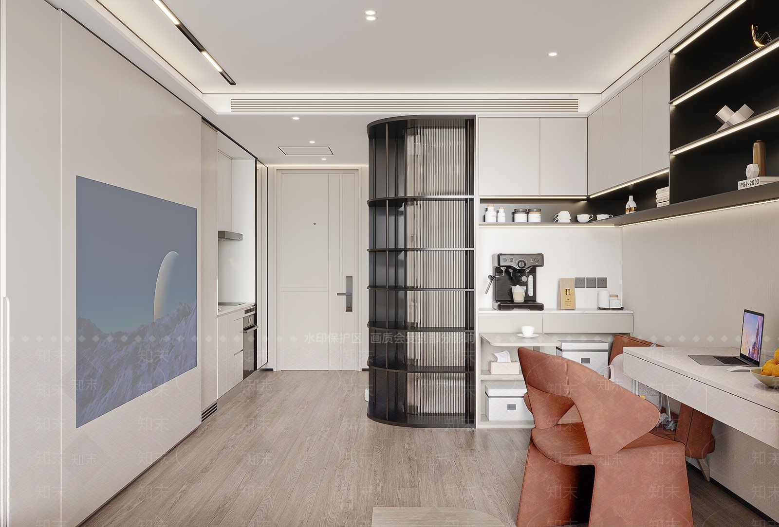 现代公寓3D模型下载【ID:1161852132】