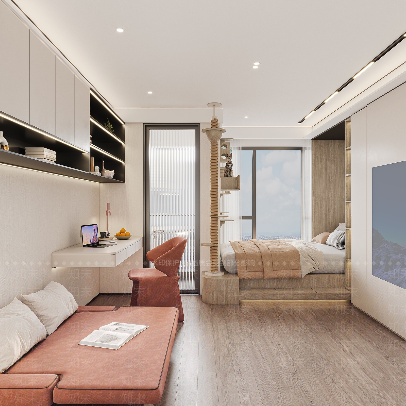现代公寓3D模型下载【ID:1161852132】