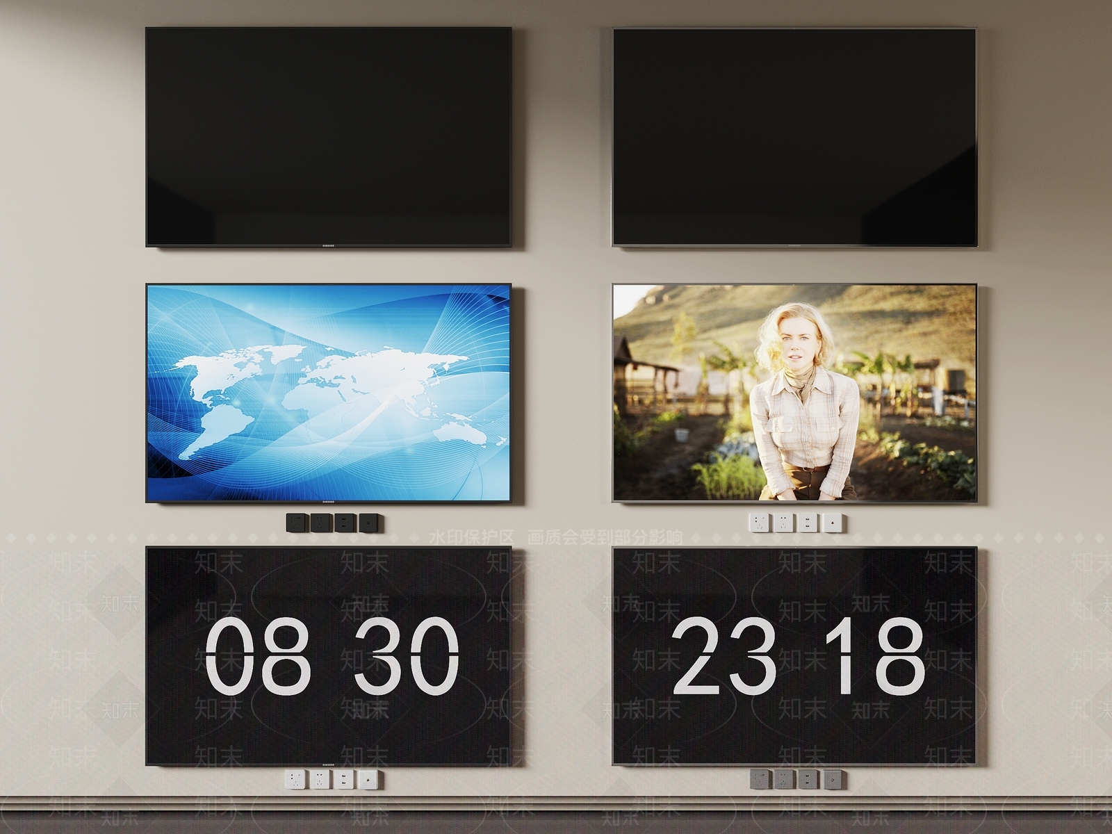 液晶电视3D模型下载【ID:1161859792】