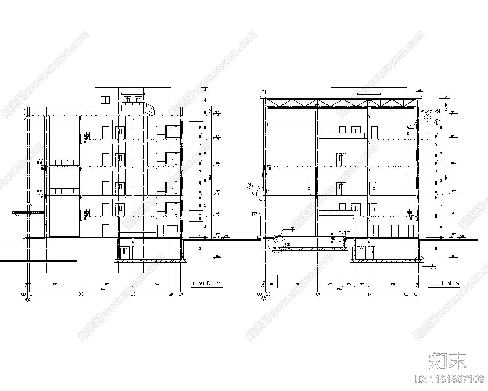 社区游泳馆建筑施工图下载【ID:1161867108】