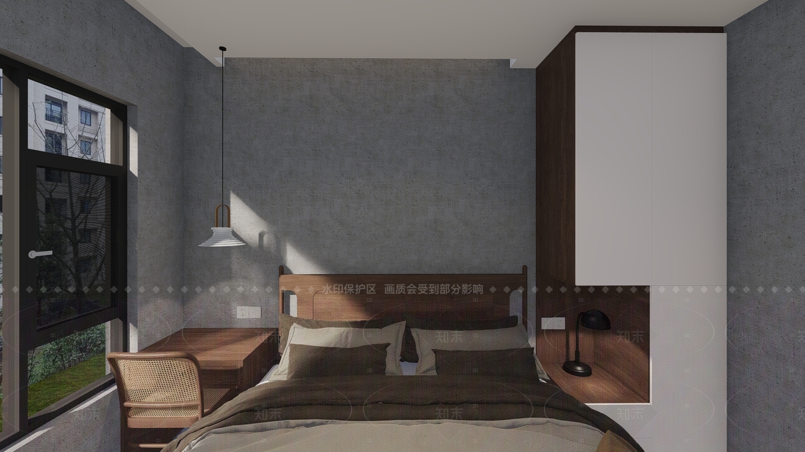 家居卧室SU模型下载【ID:1216044166】
