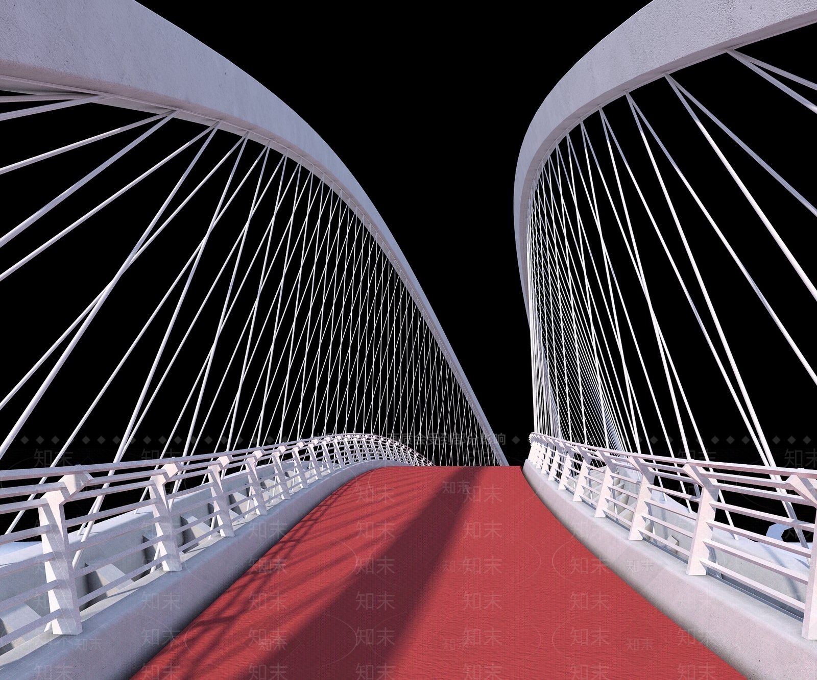 现代桥3D模型下载【ID:1161878986】