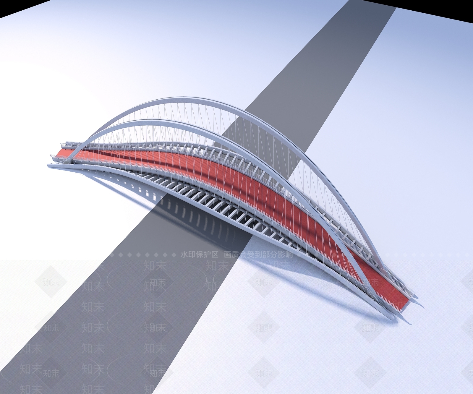 现代桥3D模型下载【ID:1161878986】