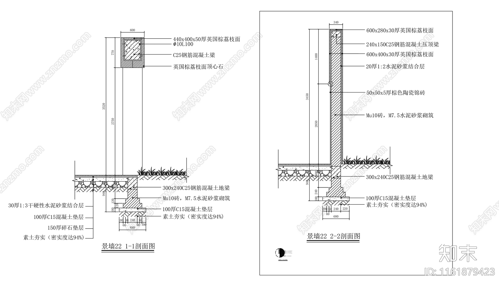 欧式钢结构月洞门景墙详图cad施工图下载【ID:1161879423】