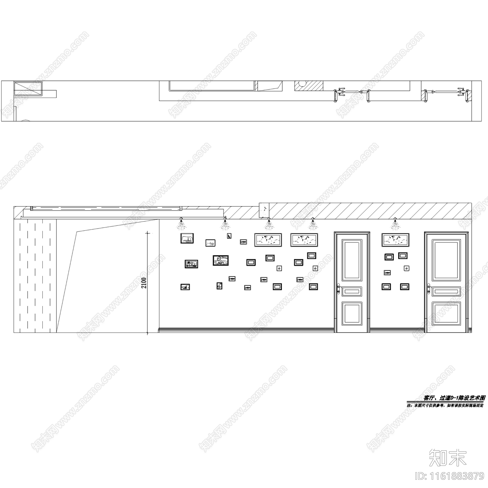 新中式东南亚风西安蔚蓝观园三室两厅两卫室内家装cad施工图下载【ID:1161883879】