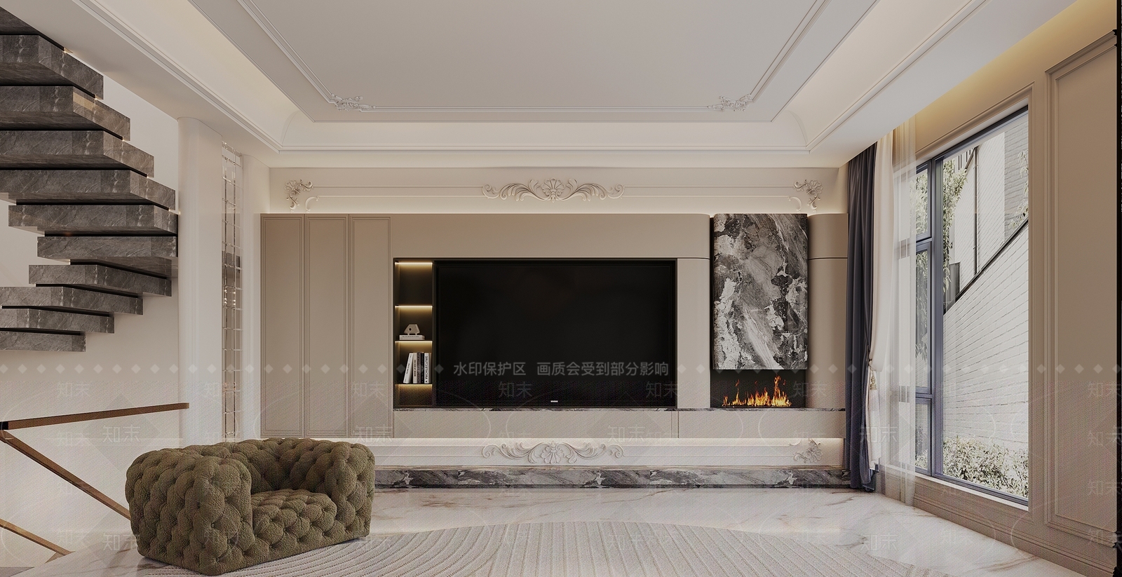 简欧玄关3D模型下载【ID:1221683116】