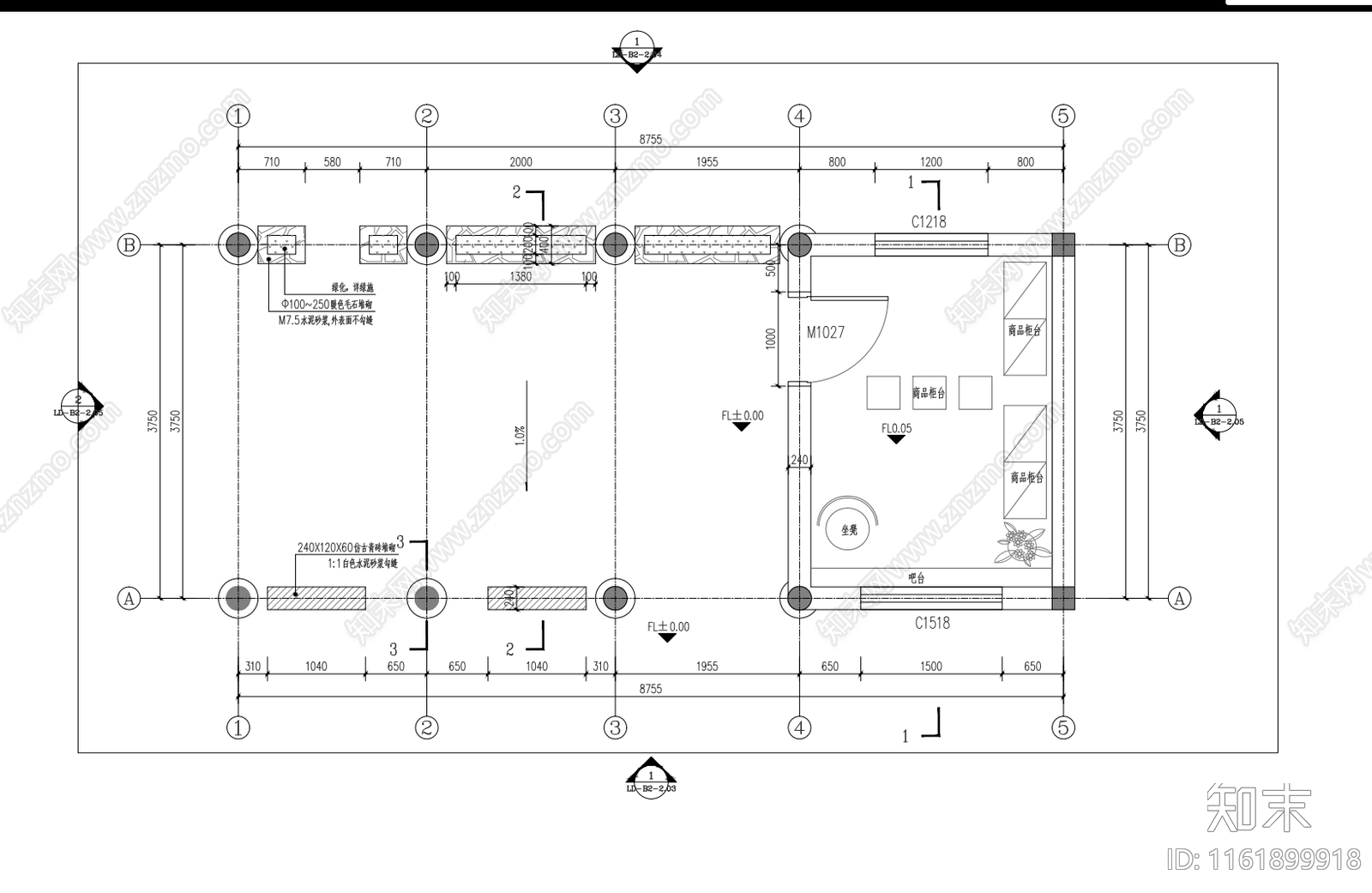 建筑翻建改造详图cad施工图下载【ID:1161899918】