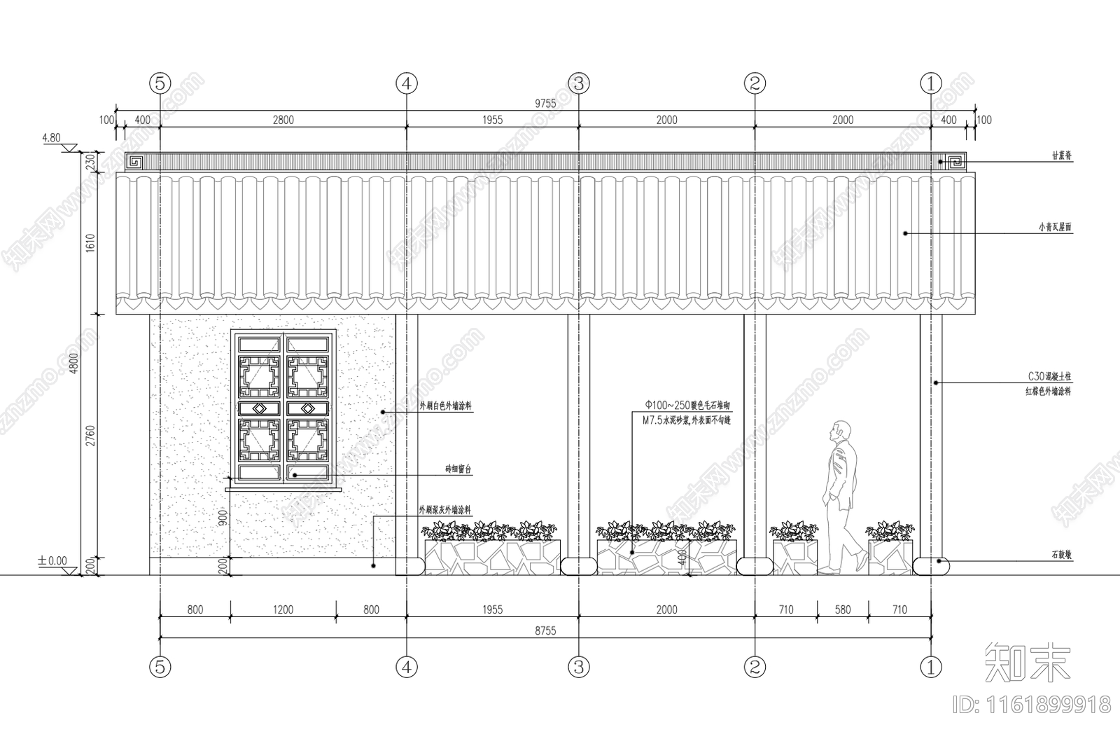 建筑翻建改造详图cad施工图下载【ID:1161899918】