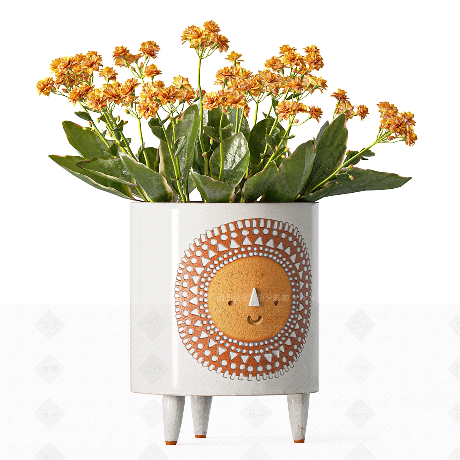 现代花艺SU模型草图