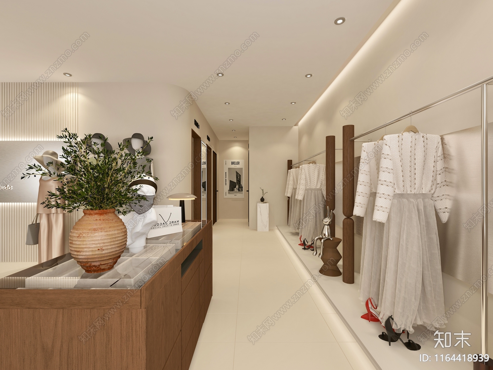 服装店3D模型下载【ID:1164418939】