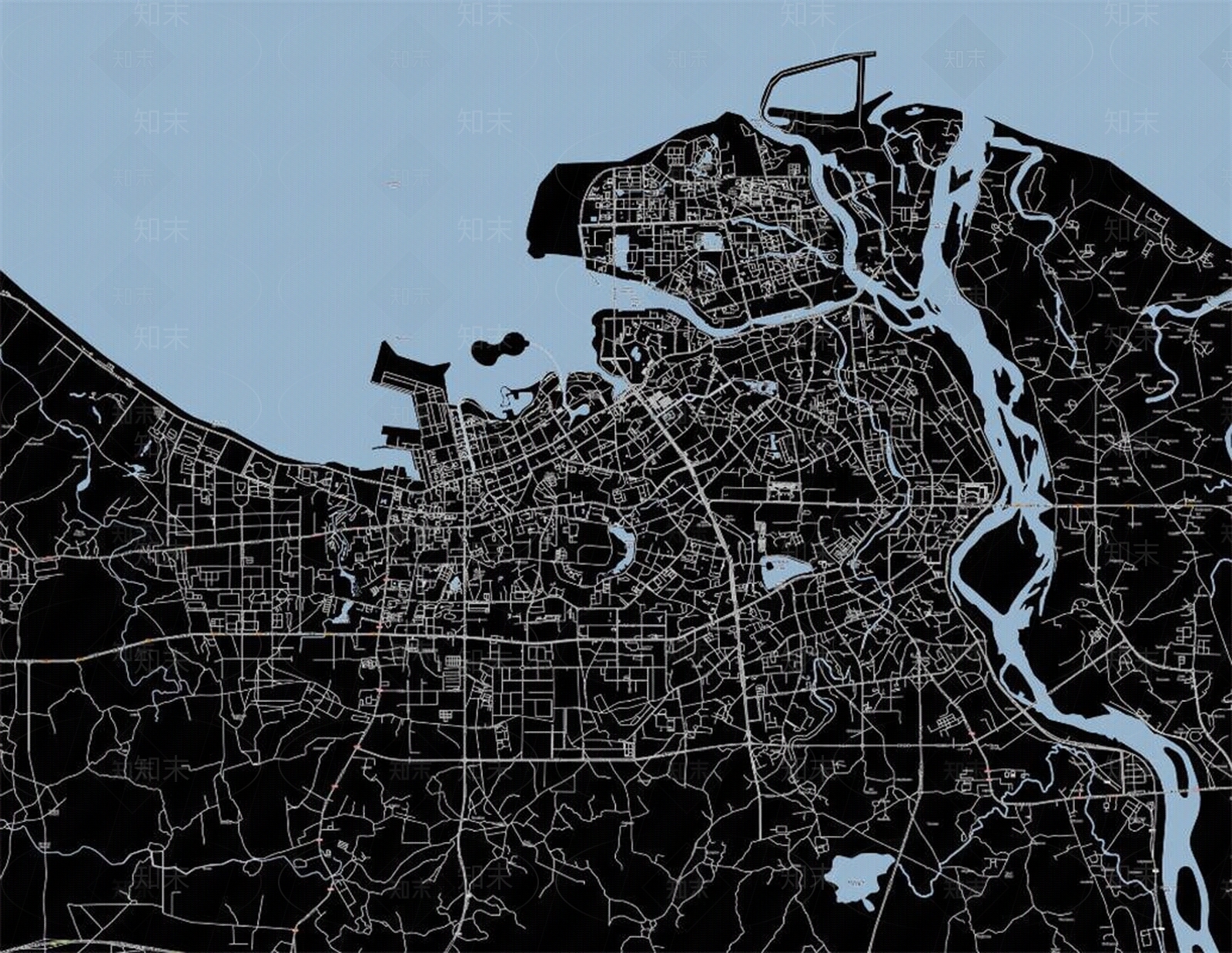 免抠城市海口道路肌理底图psd贴图下载【ID:1161925377】