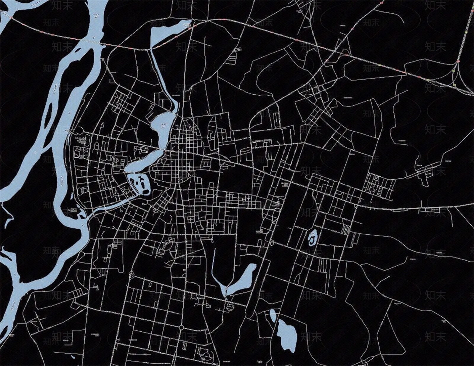 免抠城市齐齐哈尔道路肌理底图psd贴图下载【ID:1161925983】